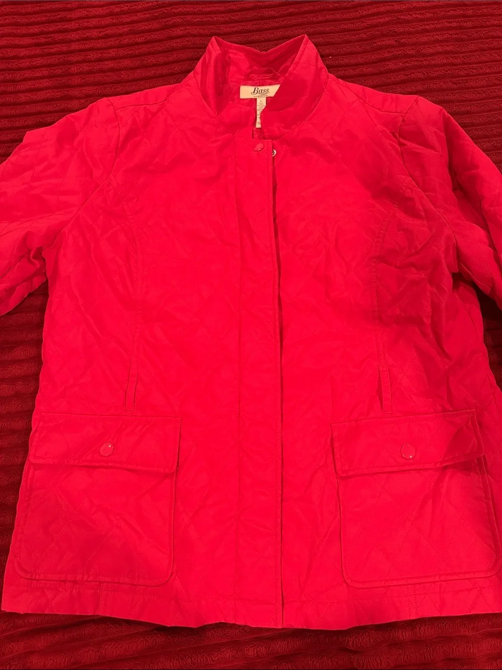Bass Quilted Women's Jacket in Vibrant Pink
